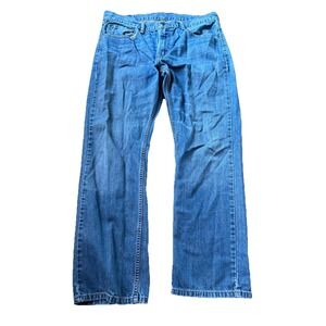 Levi's 559 Relaxed Straight Jeans Men's 34x30 Blue Light Wash Denim Casual